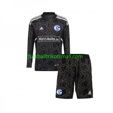 Fußballtrikots FC Schalke 04 Torwart Kinder 2022-2023 Langarm Heimtrikotsatz kaufen